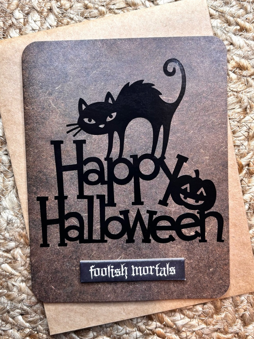 Handmade Halloween Greeting Card